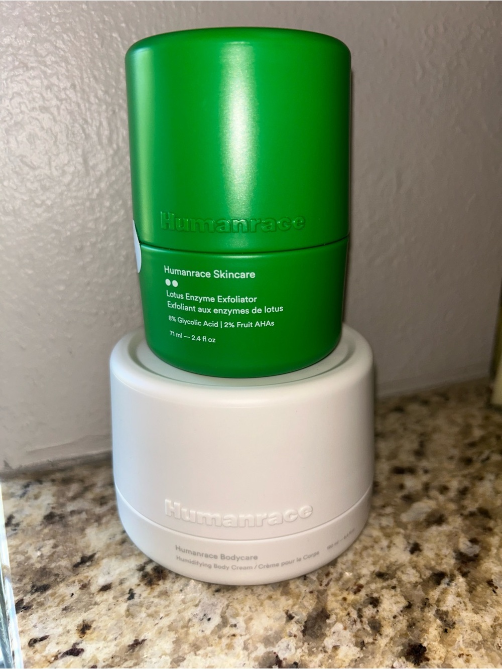 Humanrace Bundle - Lotus Enzyme Exfoliator & Humidifying Body Cream